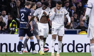 西甲-加西亚卡雷拉斯染红米利唐伤退 9人皇马0-2塞尔塔